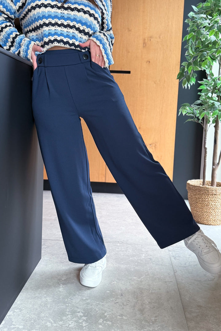 Pantalon Geggo Bleu Marine JDY