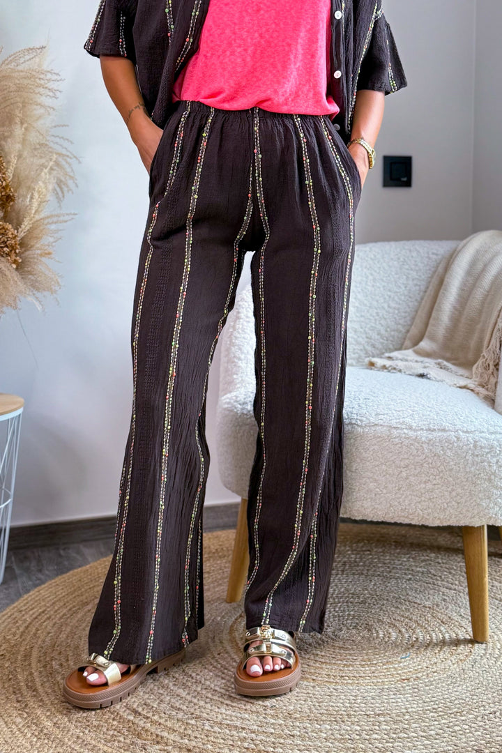 Pantalon Madja Choco