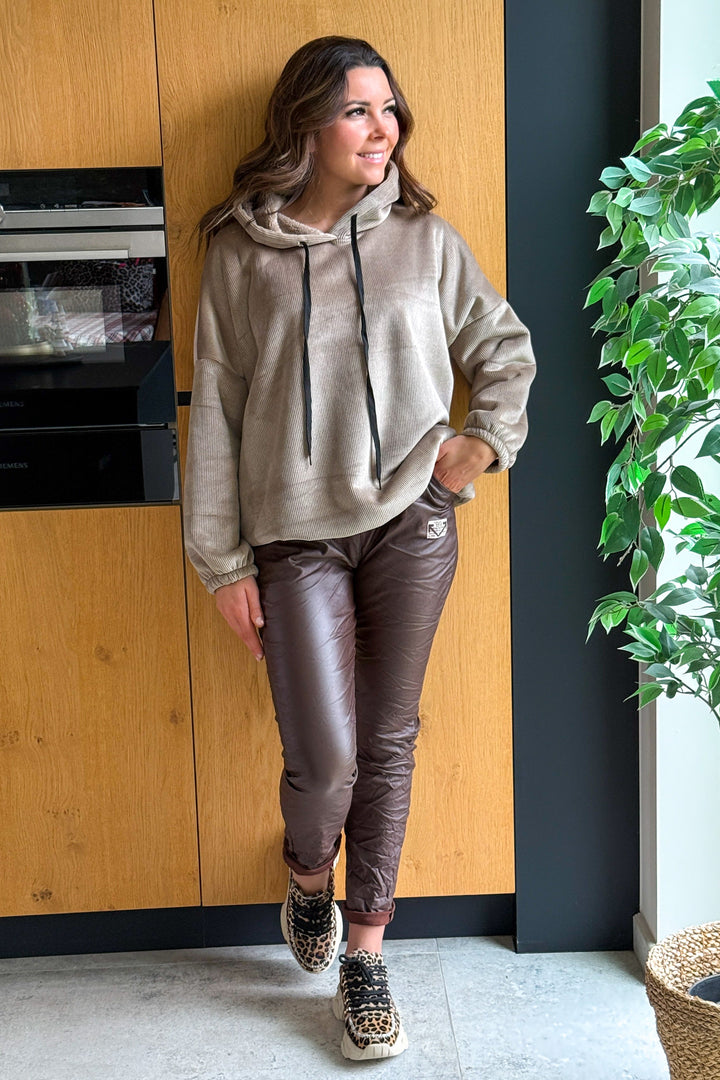 Pantalon Magique Dinari Huilé Choco