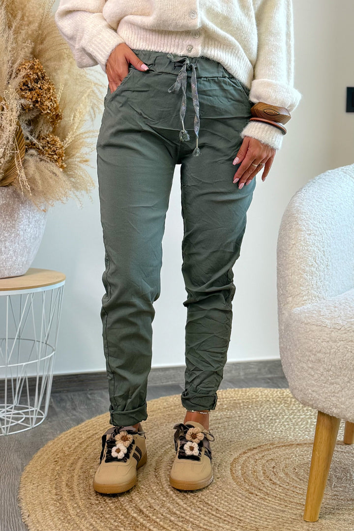 Pantalon Magique Ornelia Kaki