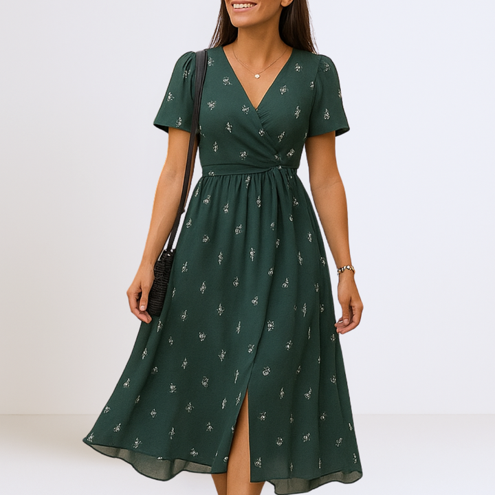 Bianca - Robe Maxi Élégante avec Décolleté en V