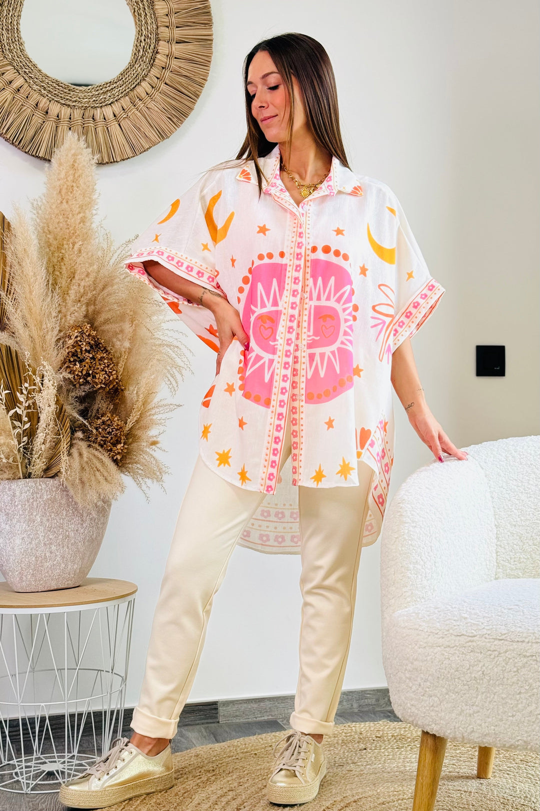 Pantalon Itsi Ecru Garcia