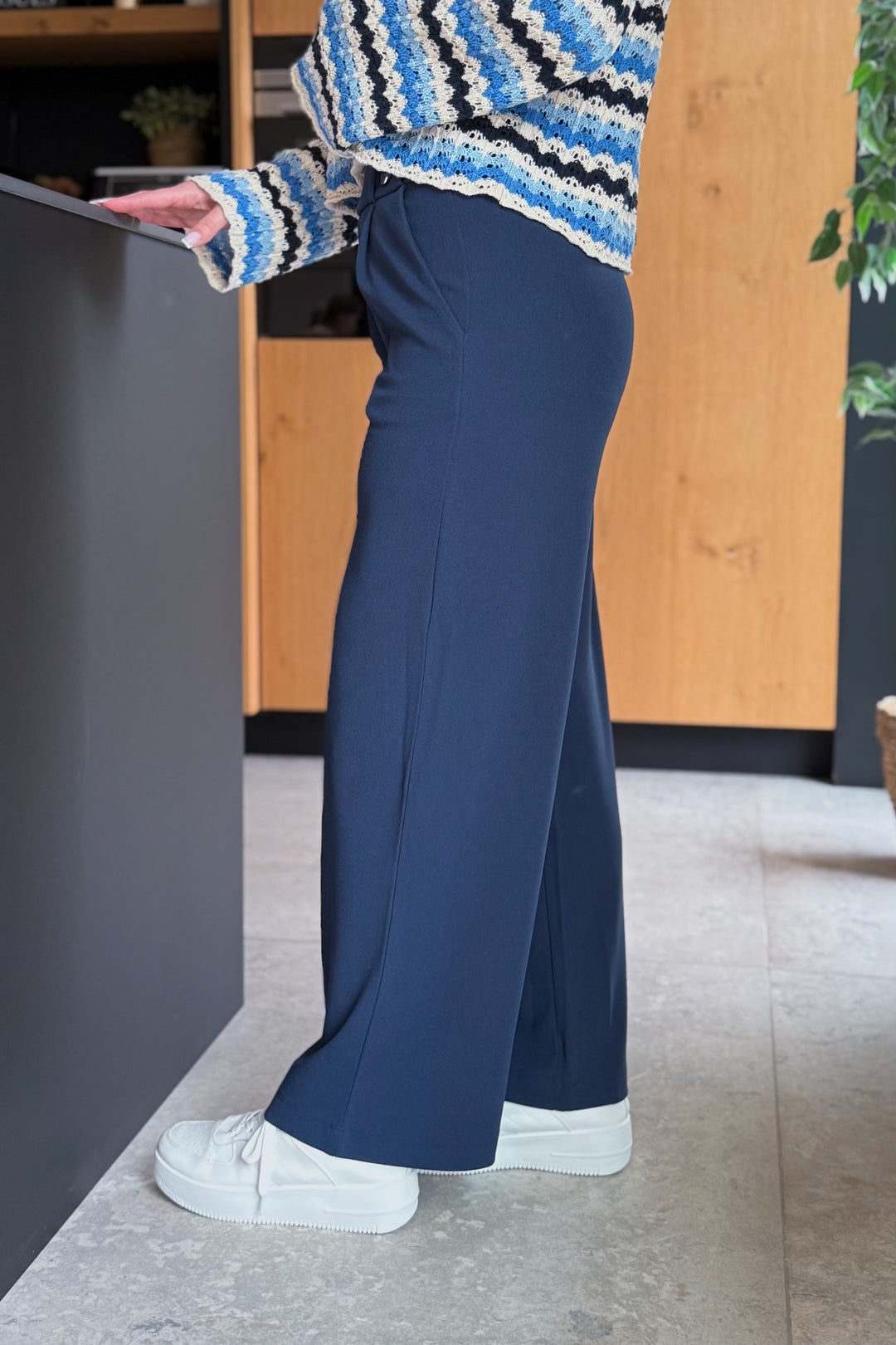 Pantalon Geggo Bleu Marine JDY