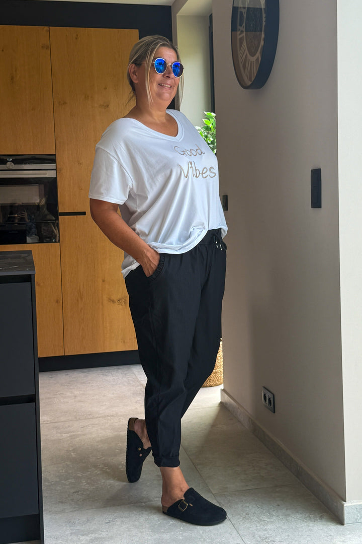 Pantalon A Nouer Evany Noir GT