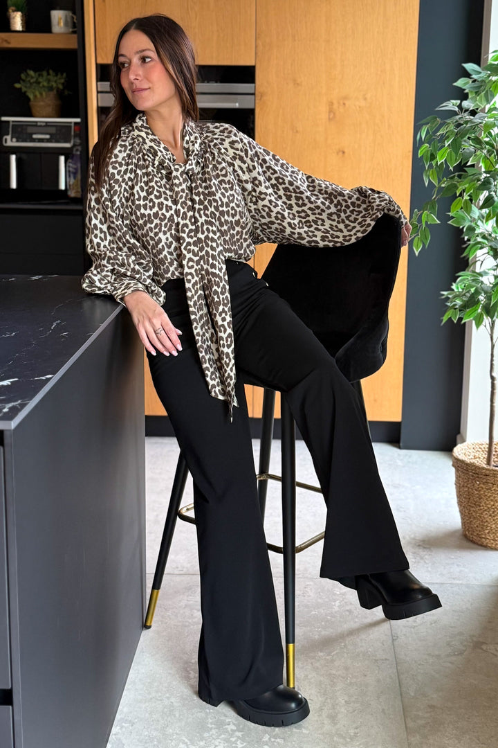 Pantalon Geggo Life Button Noir JDY