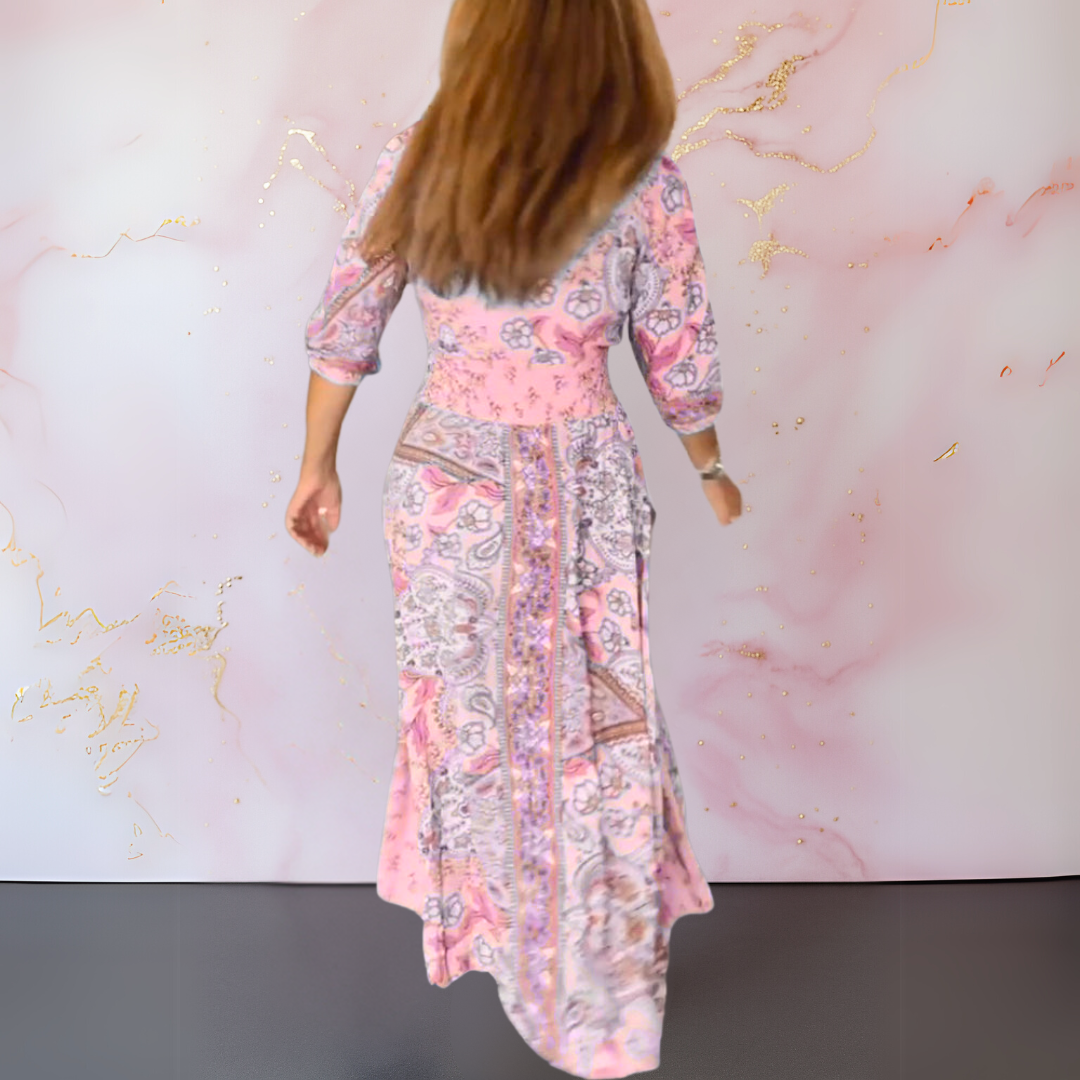 Rita - Élégante Robe Maxi d'Été