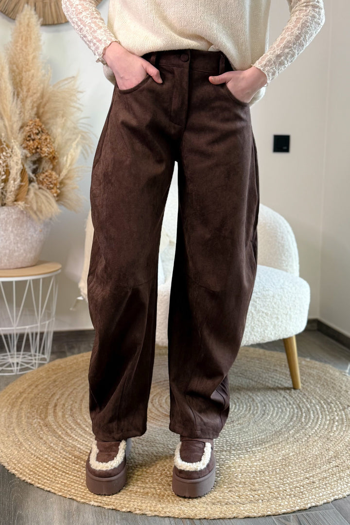 Pantalon Ballon Mélody Choco