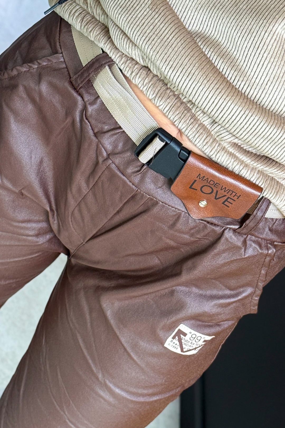 Pantalon Magique Dinari Huilé Choco