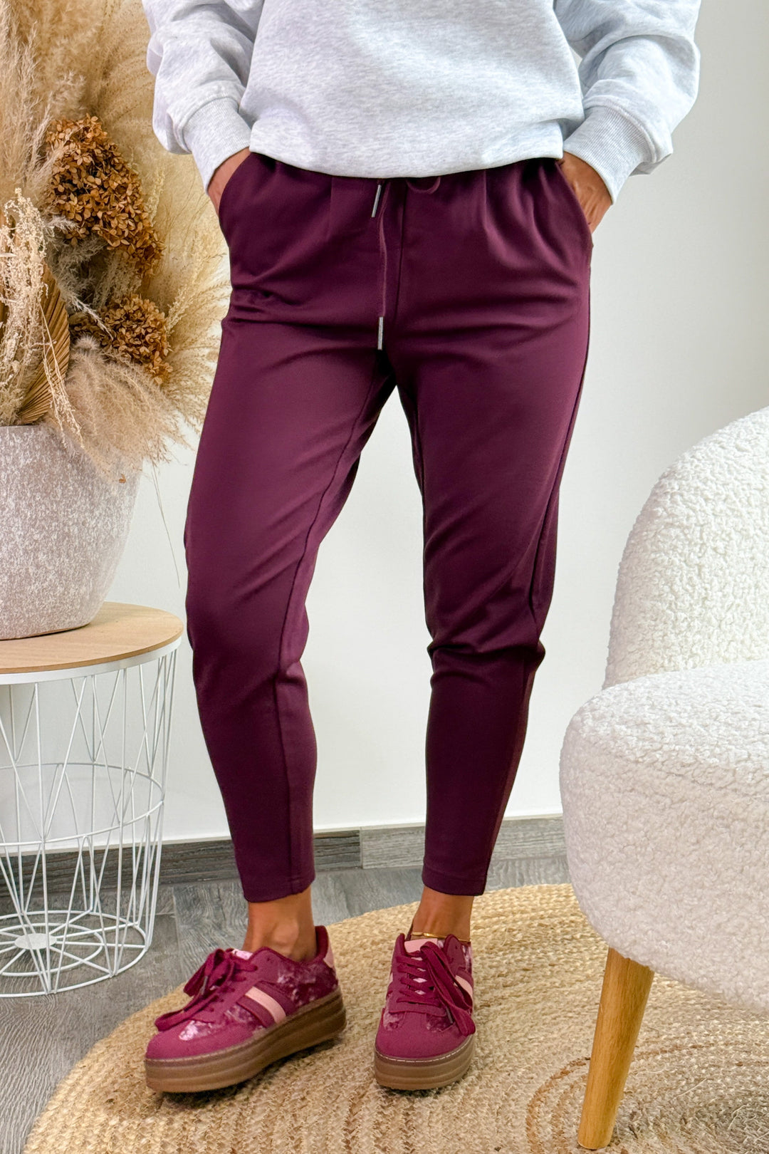 Pantalon Poptrash Bordeaux Only