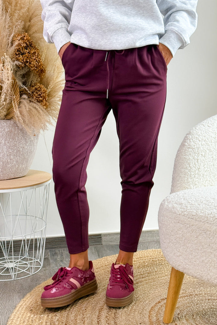 Pantalon Poptrash Bordeaux Only