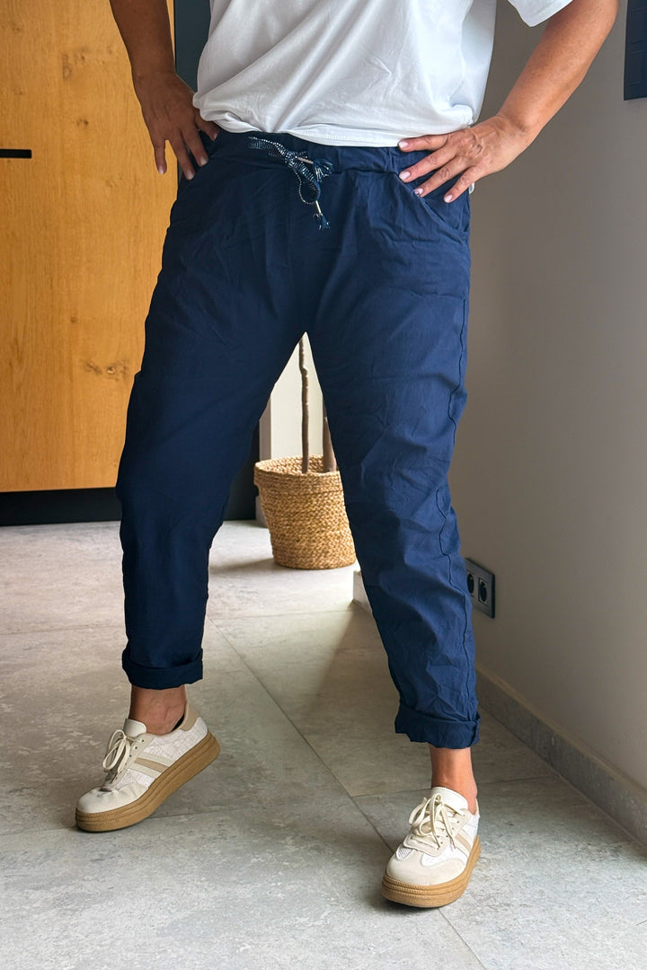 Pantalon Magique Justina Bleu Marine GT