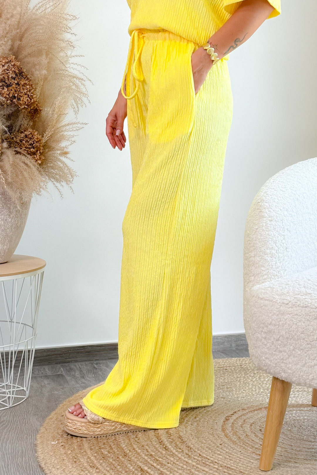 Pantalon Annette Jaune