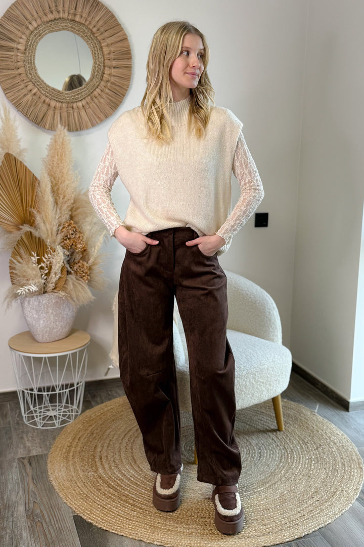 Pantalon Ballon Mélody Choco
