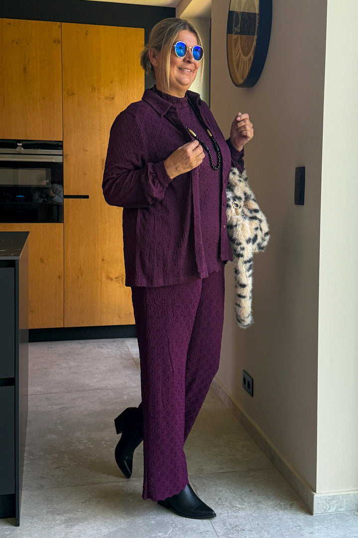 Pantalon CarAubrey Bordeaux Carmakoma