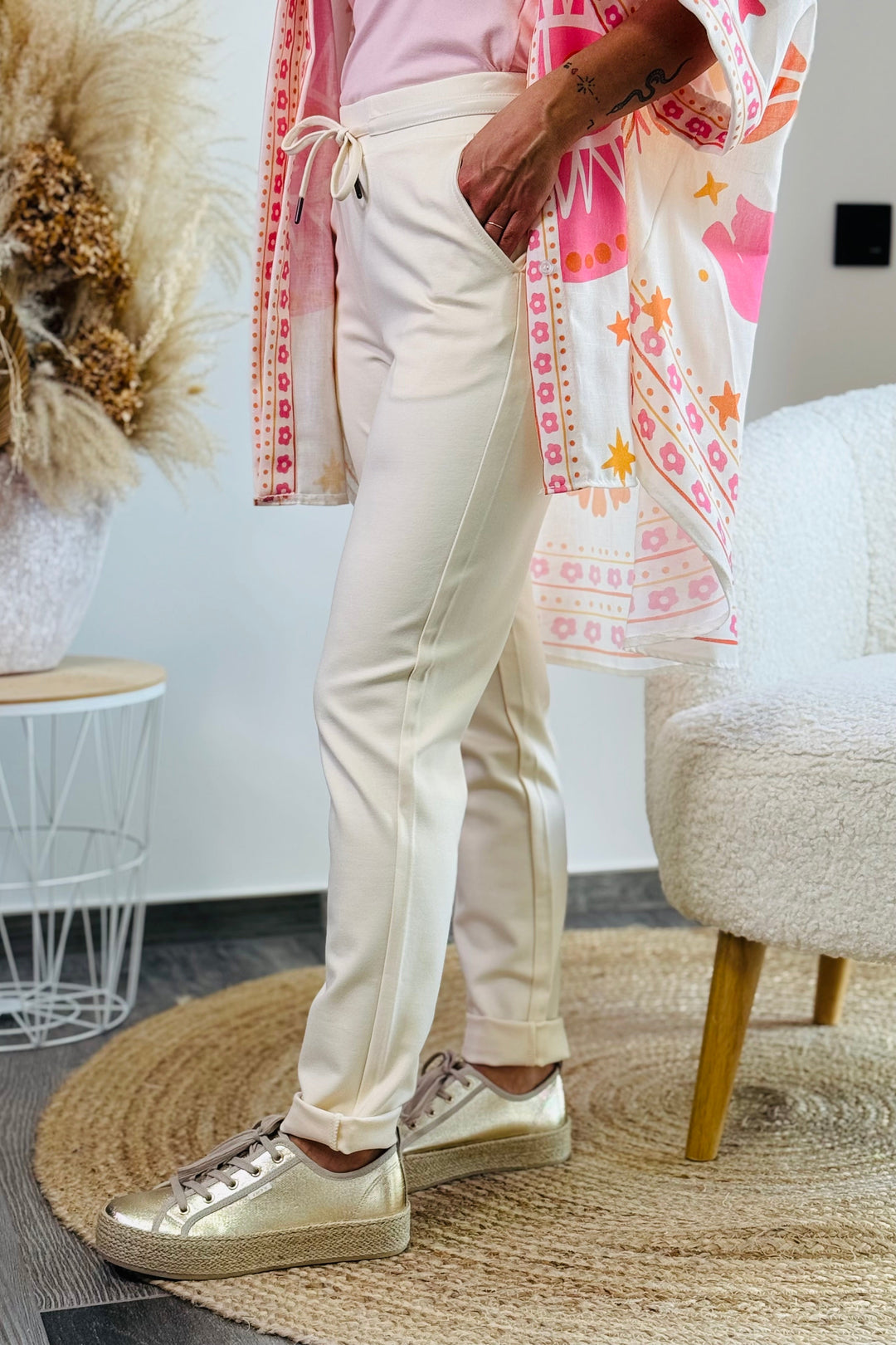 Pantalon Itsi Ecru Garcia