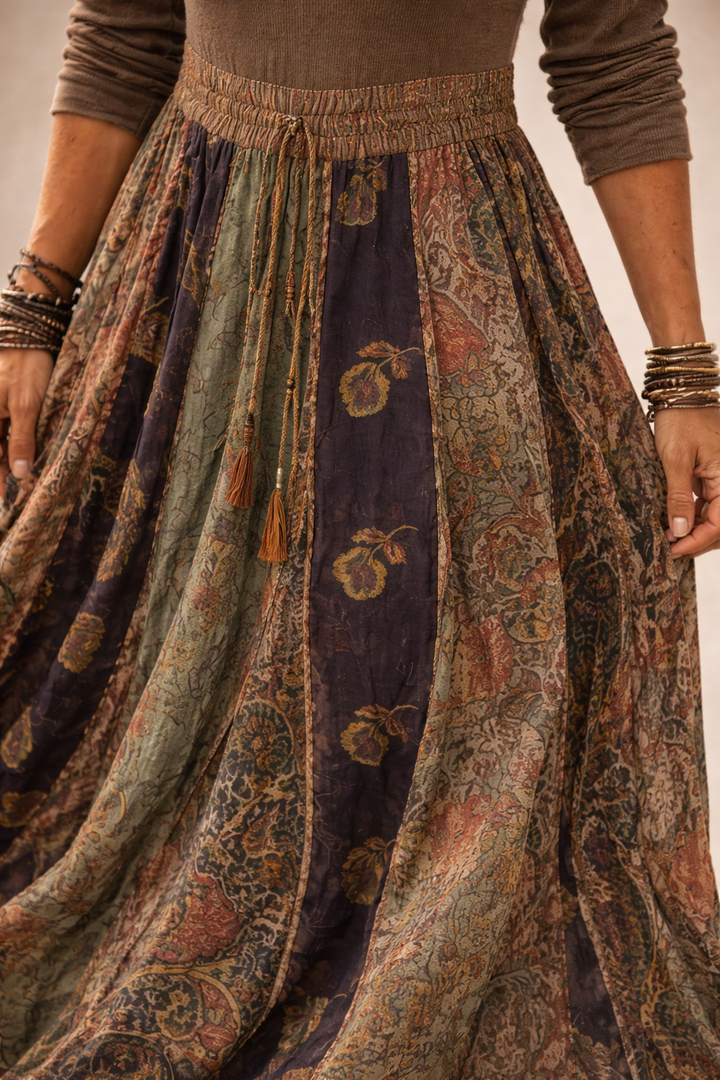 【Manches Longues】Robe Vintage Décontractée