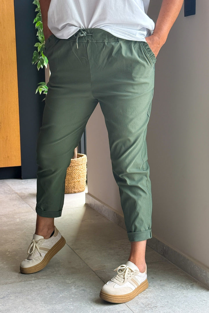 Pantalon A Nouer Evany Kaki GT