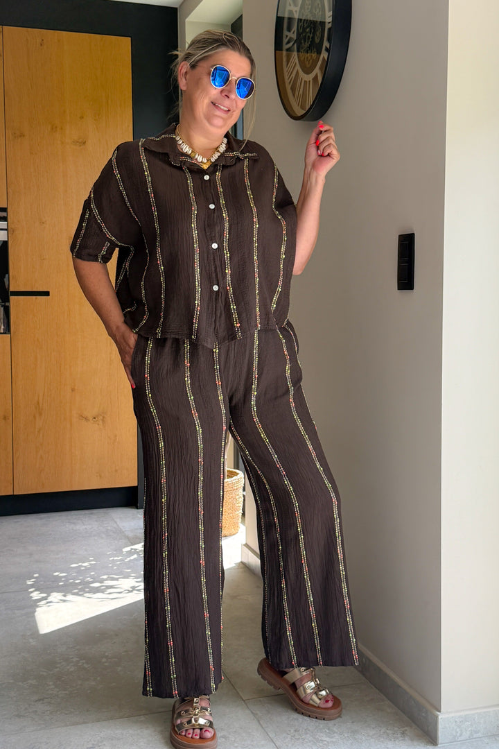 Pantalon Madja Choco GT (40/44)