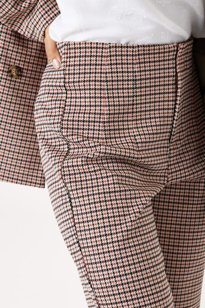 Pantalon Louka à carreaux Garcia