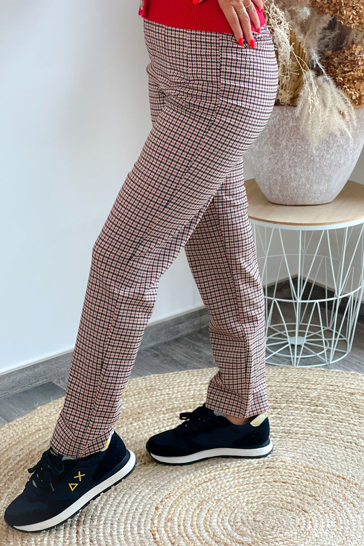 Pantalon Louka à carreaux Garcia
